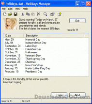 Holidays Manager screenshot